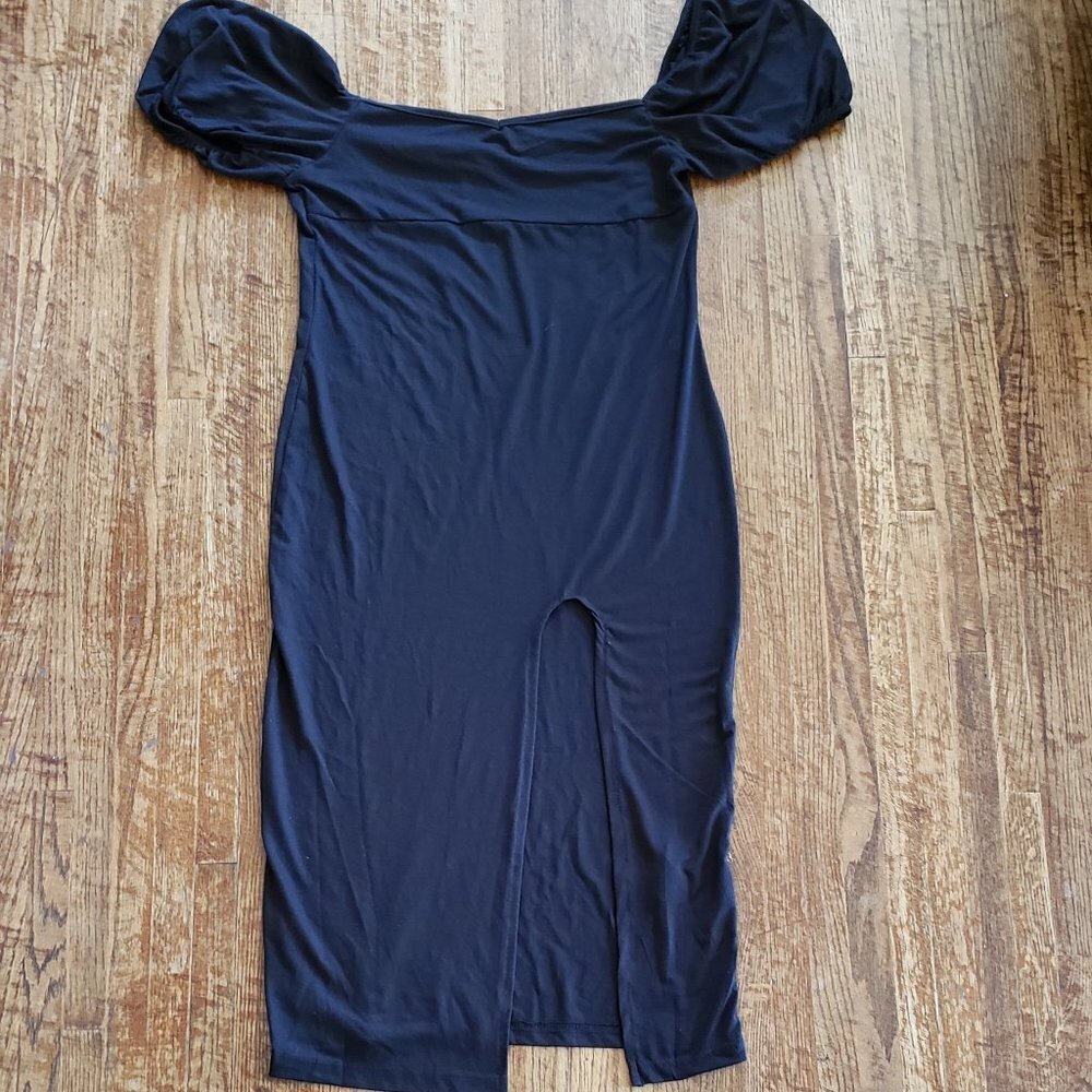 Missguided Milk Maid Split Dress